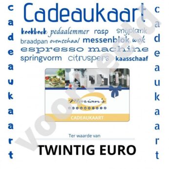 Kadobon 20 euro Marian's Kookwereld