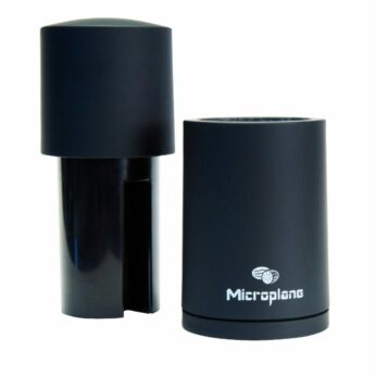 Nootmuskaatmolen zwart Microplane