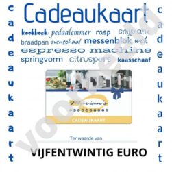 Kadobon 25 euro Marian's Kookwereld