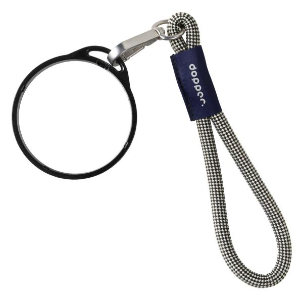 Wrist Cord Black Mug Ring - Sandy Black Dopper