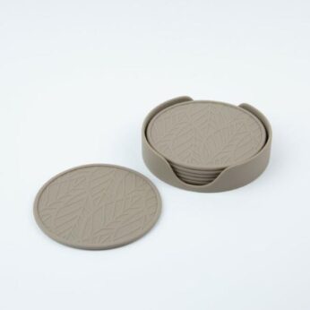 Glasonderzetters 7 dlg. Nutmeg Grey Silicone Tools2Cook - Afbeelding 2