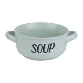 Soepkom green tekst Cosy & Trendy