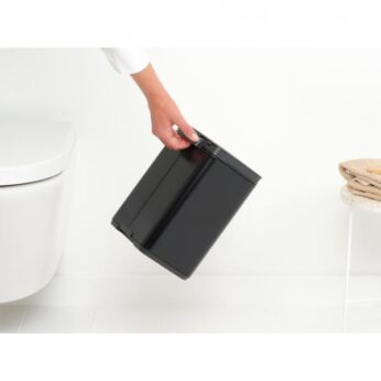 Afvalbakje* Bo 4 ltr. mat zwart Brabantia - Afbeelding 6