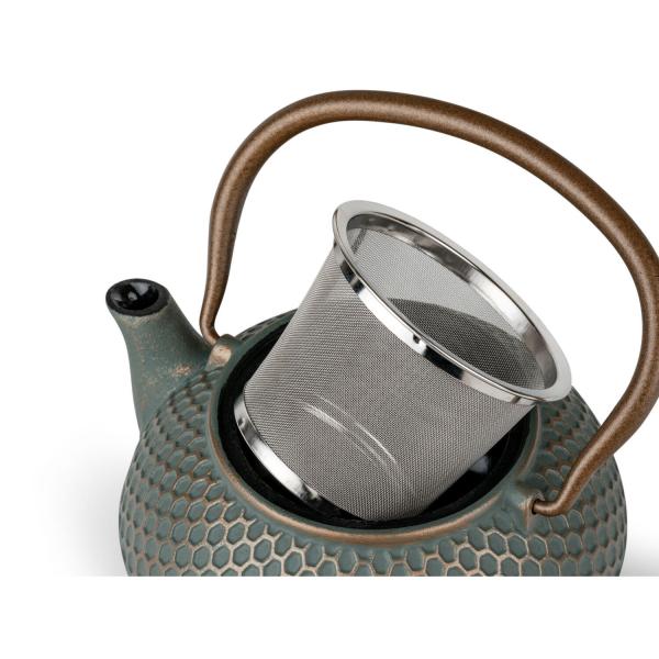 Theepot gietijzer Jiangxi blauw 700ml Bredemeijer - Afbeelding 3