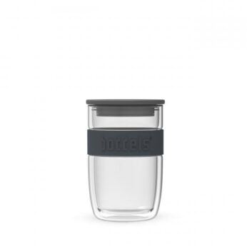 Dubbelw. theeglas met filter Boddels grijs - Afbeelding 3