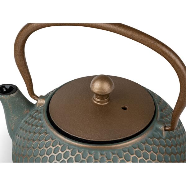 Theepot gietijzer Jiangxi blauw 700ml Bredemeijer - Afbeelding 4