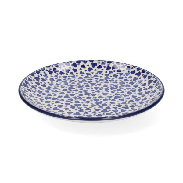 Bord plat 25,5cm Dancing Hearts Bunzlau Castle - Afbeelding 2