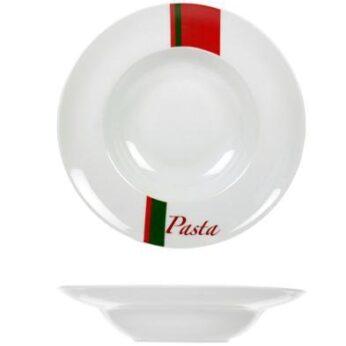 Pastabord groen-rood 27cm Cosy & Trendy - Afbeelding 2