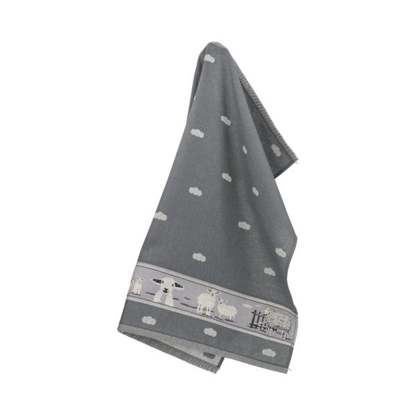 Theedoek Sheep Anthracite Bunzlau Castle