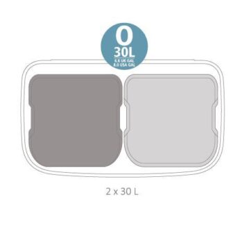 Touch Bin Bo* Hi 2x30ltr zwart Brabantia - Afbeelding 9