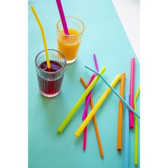Rietje silicone gebogen 6 stuks Dotz - Afbeelding 2