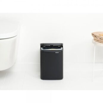 Afvalbakje* Bo 4 ltr. mat zwart Brabantia - Afbeelding 5