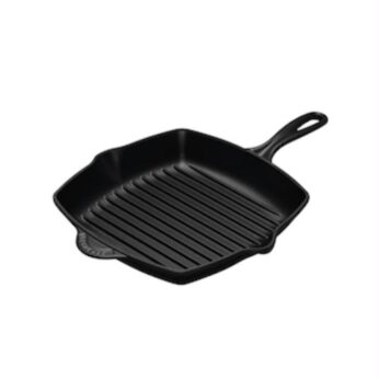 Grillpan 26cm zwart gietijzer Le Creuset