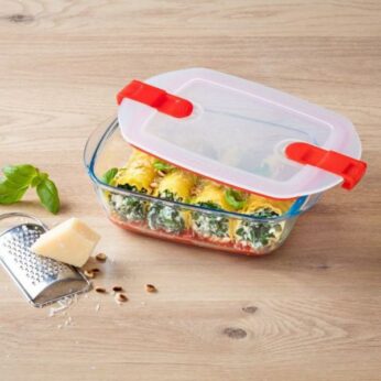 Braadslede= 20x17cm glas Pyrex - Afbeelding 6