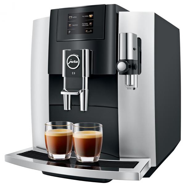 Espresso apparaat E8 2019 platina Jura Marians Kookwereld Espresso apparaat E8 2019 platina Jura Marians Kookwereld