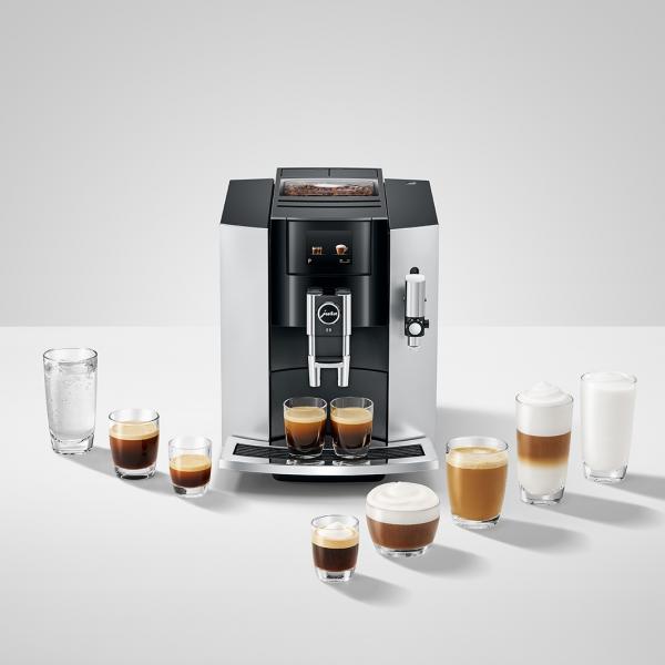 Espresso apparaat E8 2019 platina Jura Marians Kookwereld Espresso apparaat E8 2019 platina Jura Marians Kookwereld