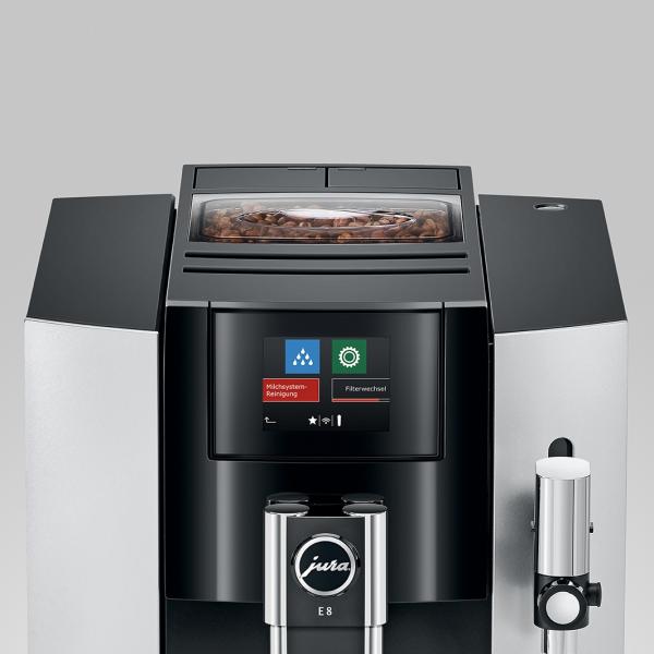Espresso apparaat E8 2019 platina Jura Marians Kookwereld Espresso apparaat E8 2019 platina Jura Marians Kookwereld