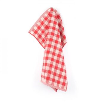 uc Handdoek Check Red Bunzlau Castle