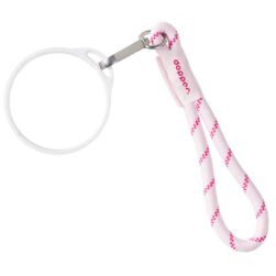 Wrist Cord White Mug Ring - Cherry Pink Dopper