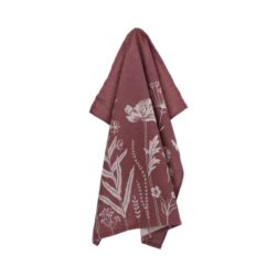 Theedoek Wild Flower Burgundy Bunzlau Castle