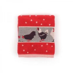 Handdoek Chickens Red Bunzlau Castle