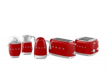 Broodrooster 2x4, rood Smeg - Afbeelding 4