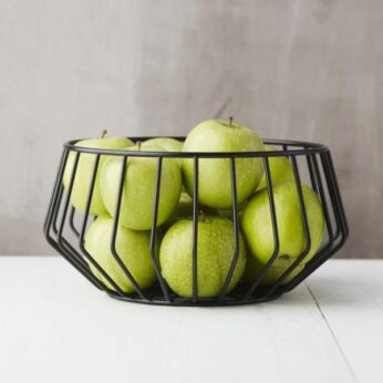 Fruitschaal* laag Wire Point-Virgule - Afbeelding 2