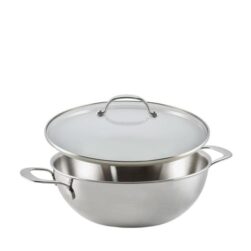 Braadpan 24cm met grepen+deksel Triply Habonne