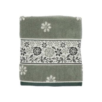 Handdoek Belle Fleur Dark Green Bunzlau Castle
