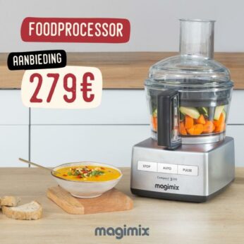 Keukenmachine CS3200  mat chroom Magimix