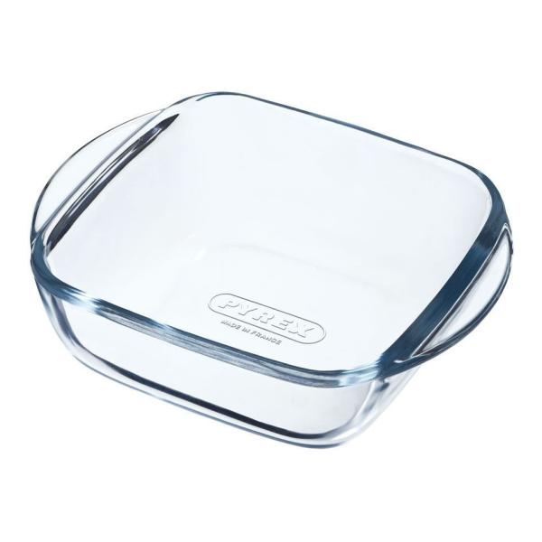 Braadslede 25x22cm glas Pyrex - Afbeelding 2