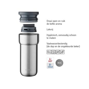 Thermomok 375ml RVS Mepal - Afbeelding 2