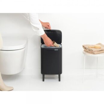 Afvalbakje* Bo Hi 7 ltr. mat zwart Brabantia - Afbeelding 6
