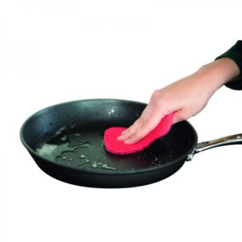 Schuurspons silicone grijs/rood Dotz - Afbeelding 4