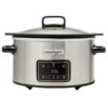Slowcooker 3.5 liter Sizzel&Stew RVS Crockpot