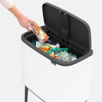 Touch Bin Bo 36 ltr. wit Brabantia - Afbeelding 3