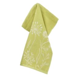 Handdoek Wild Flowers Lime Green Bunzlau Castle
