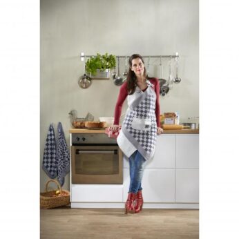 Schort Theedoek Zwart Tante Bella & Tante Jo - Afbeelding 2