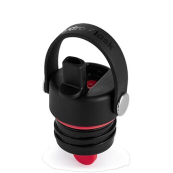 Drinkfles Standard Mouth met rietje 621ml Zwart Hydro Flask - Afbeelding 2