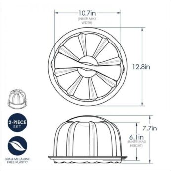 Taartdoos Bundt Cake Keeper Nordic Ware - Afbeelding 4