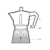 Espressomaker Venus 4 kops Bialetti - Afbeelding 2