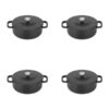 Mini cocotte zwart 12cm Combekk