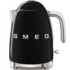 Waterkoker, zwart Smeg