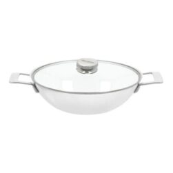 Wok 30cm m/2 grepen met deksel Industry-5 Demeyere