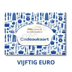 Kadobon 50 euro Marian's Kookwereld
