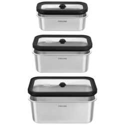 Fresh&Save vacuüm bewaardoosset 3 dlg RVS Zwilling