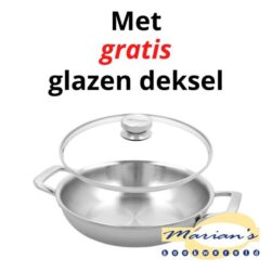 Koekenpan 28cm+2 oren+glasdeksel  MultiFunction-7  Demeyere
