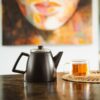 Theepot Duet Odense dubbelwandig 1,1 liter mat zwart Bredemeijer - Afbeelding 7