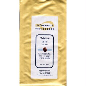 Cafeine arm koffiebonen 500gr Zijtveld