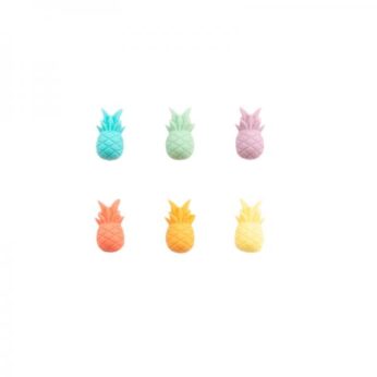 Glasmarkers Ananas 6 stuks Dots - Afbeelding 4